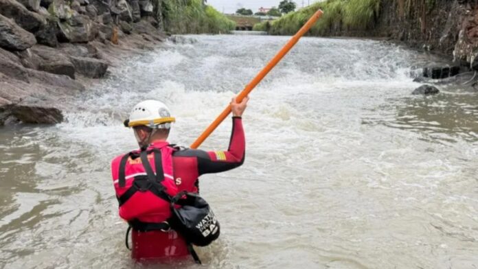 Casal é arrastado por correnteza durante forte chuva em GO
