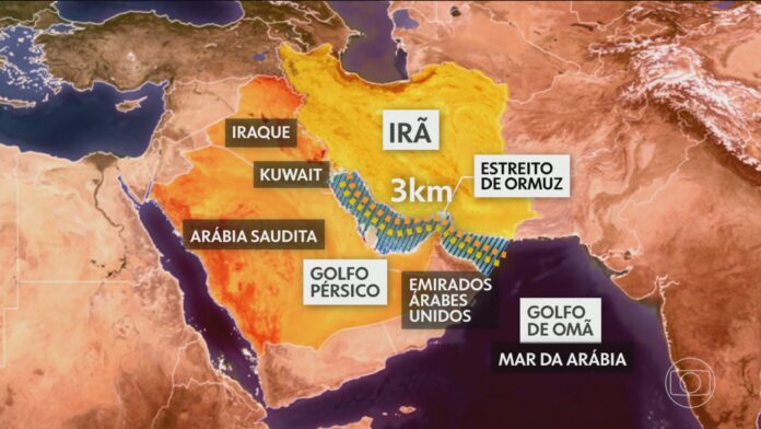 Fechamento da principal rota marítima de escoamento do petróleo do Oriente Médio acende alerta nos mercados internacionais