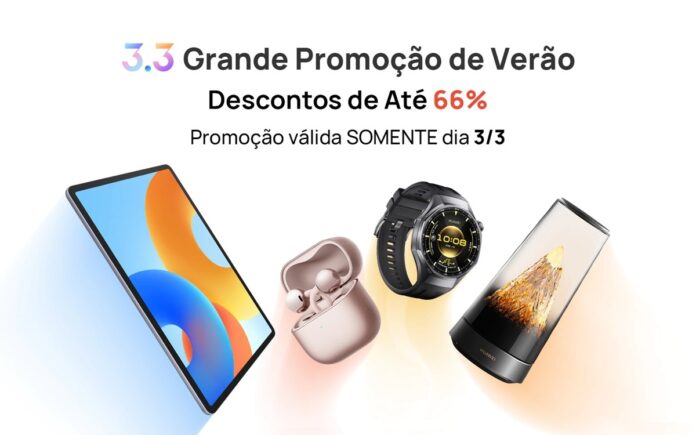 Fones de ouvido Huawei FreeClip 2 por R$ 643,08 e mais promoções imperdíveis da marca só hoje