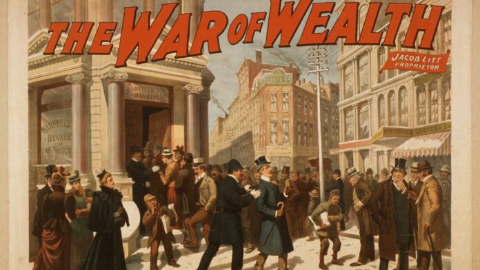 Mãos de executivos analisando gráficos complexos de sustentabilidade e dados financeiros em um escritório moderno.