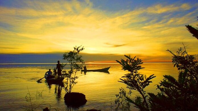 Jovens jogadores de futebol em campo, vestindo uniformes, durante uma partida sob luz do dia.