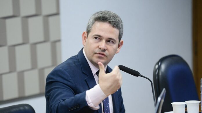 minist-rio-da-agricultura-avalia-qualidade-do-serv Veterinário examina um bovino em uma fazenda no Pará, com campo ao fundo sob luz do dia.