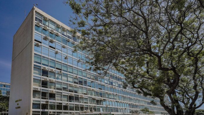 Brasília (DF), 11/10/2023, Prédio do Ministério da Fazenda, na Esplanada dos Ministérios em Brasília.