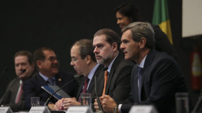 O presidente do STJ, Dias Toffoli participa de seminário à saúde suplementar na visão do STJ, promovido pelo Conselho Naciona