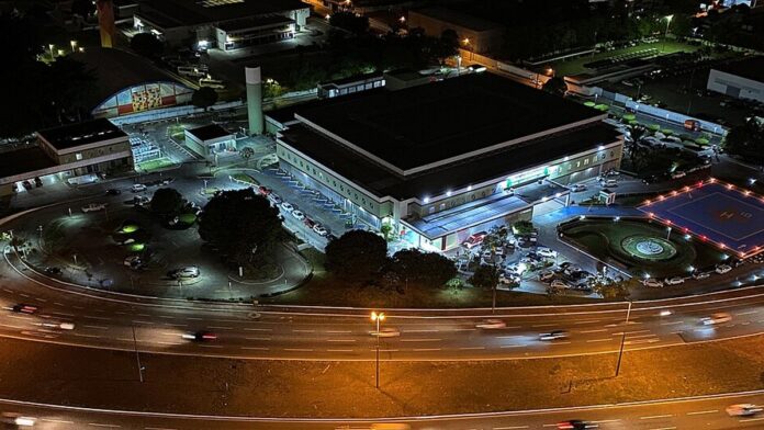Vista do Hospital de Emergência e Trauma Senador Humberto Lucena