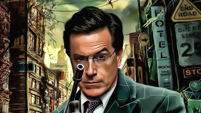 Cena cinematográfica com atmosfera sombria, remetendo ao universo de fantasia medieval de O Senhor dos Anéis.