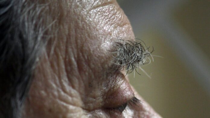 Cena sombria e tensa de suspense com iluminação dramática, destacando a atmosfera de mistério em um ambiente escuro.