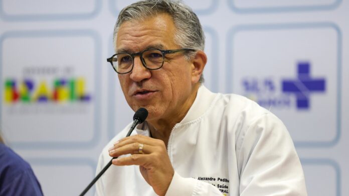 Brasília (DF) 05/03/2026 - O ministro da Saúde, Alexandre Padilha, anuncia pacote de medidas voltadas à proteção e ao cuidado