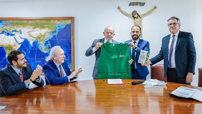 30.07.2024 - Presidente da República, Luiz Inácio Lula da Silva, durante a Sanção do PL 3.038 que cria o Conselho Curador do