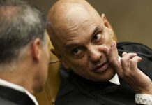 Lula aconselha Alexandre de Moraes a declarar impedimento no caso Banco Master Brasília (DF), 02/02/2026 - O ministro do STF, Alexandre de Moraes, durante a abertura do Ano Judiciário de 2026 do Supremo T