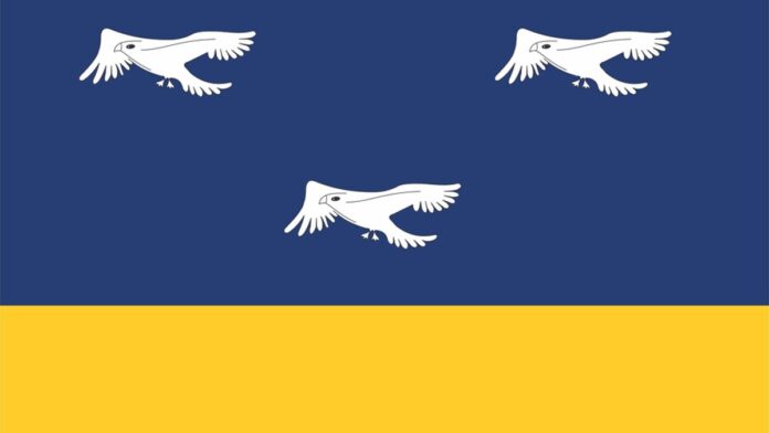 Bandeira do município de Arapongas, no Paraná