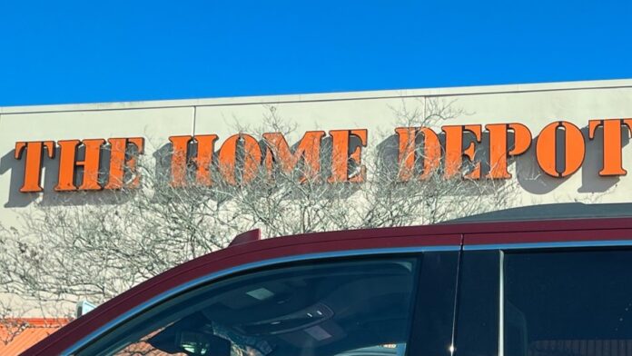 The Home Depot Sign.