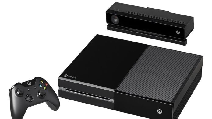 s4-75db4cb492fa-3 The Xbox One console, shown with the controller and the Kinect. Released in 2013 in North America and select markets, it is