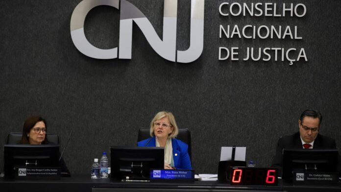 s4-805581d87fcf-4 Brasília (DF) 05/09/2023 - O Conselho Nacional de Justiça (CNJ) realiza sessão plenária, para o julgamento de processos. A pr