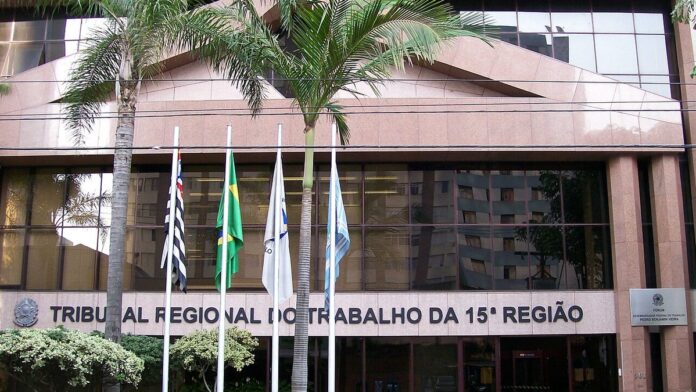 Labour Court façade in Campinas, Brazil