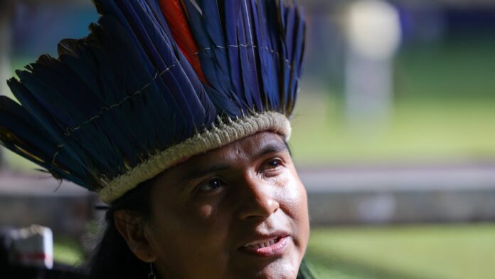 Brasília, DF 05/04/2026 - A 22ª edição do Acampamento Terra Livre (ATL) começa neste fim de semana, em Brasília. O evento é c