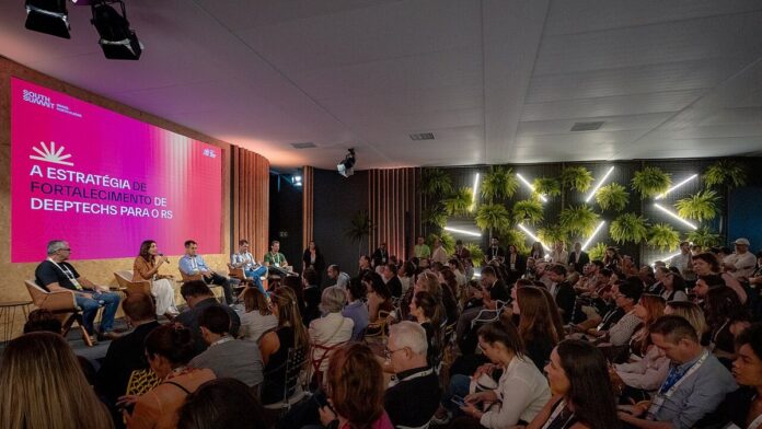 PORTO ALEGRE, RS, BRASIL, 25/03/2026 - Painel DeepTech: BRDE, SEBRAE e REGINP. A falta de investimentos privados segue como o