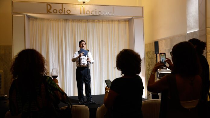 s4-f26ada8e820f-3 Rio de Janeiro (RJ) 13/09/2024 - Reprodução do estúdio da Rádio Nacional no lançamento da reforma do edifício A Noite, antiga